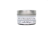 Load image into Gallery viewer, Christmas Candle Collection: It&#39;s a Wonderful Life (4oz)
